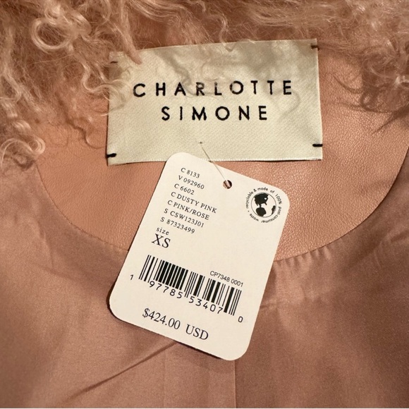 🚫 SOLD 🚫 Free People x Charlotte Simone Cropped Penny Faux Leather Jacket 💞 - Picture 15 of 16
